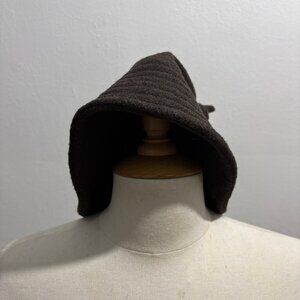 Vintage 90's Amy Downs cashmere blend knotted hat in brown